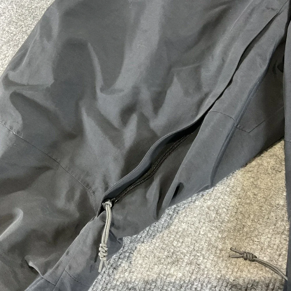 The North Face Denali Fleece Jacket Mens Medium Gray Black FZip Polartec Outdoor